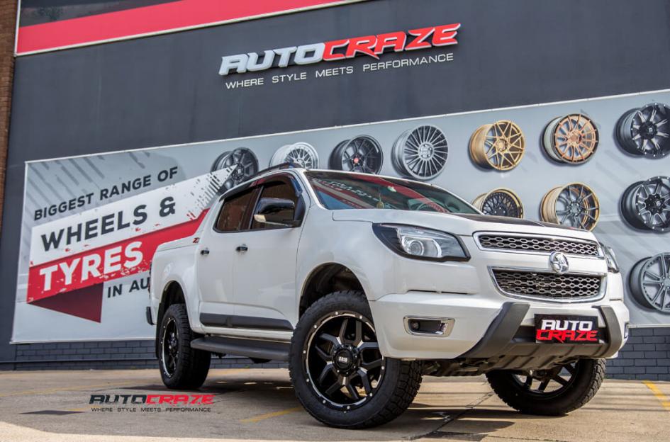 HOLDEN COLORADO GD07 MATTE BLACK MILLED